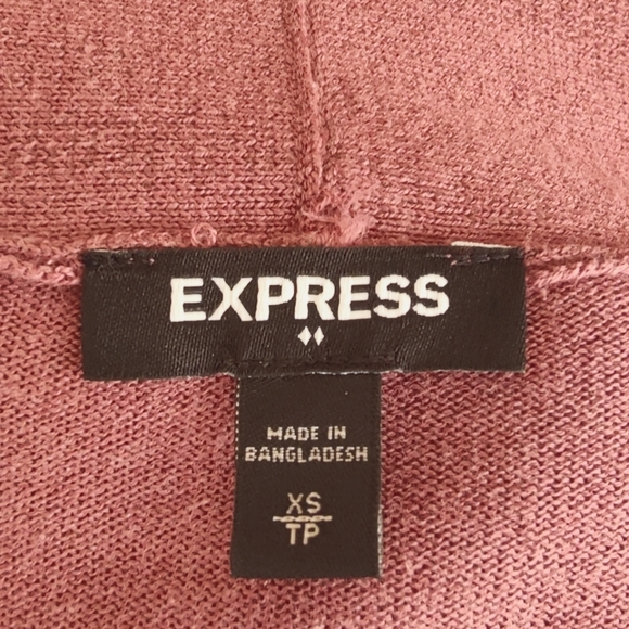 Express | Long sleeves mauve cardigan - Picture 4 of 5